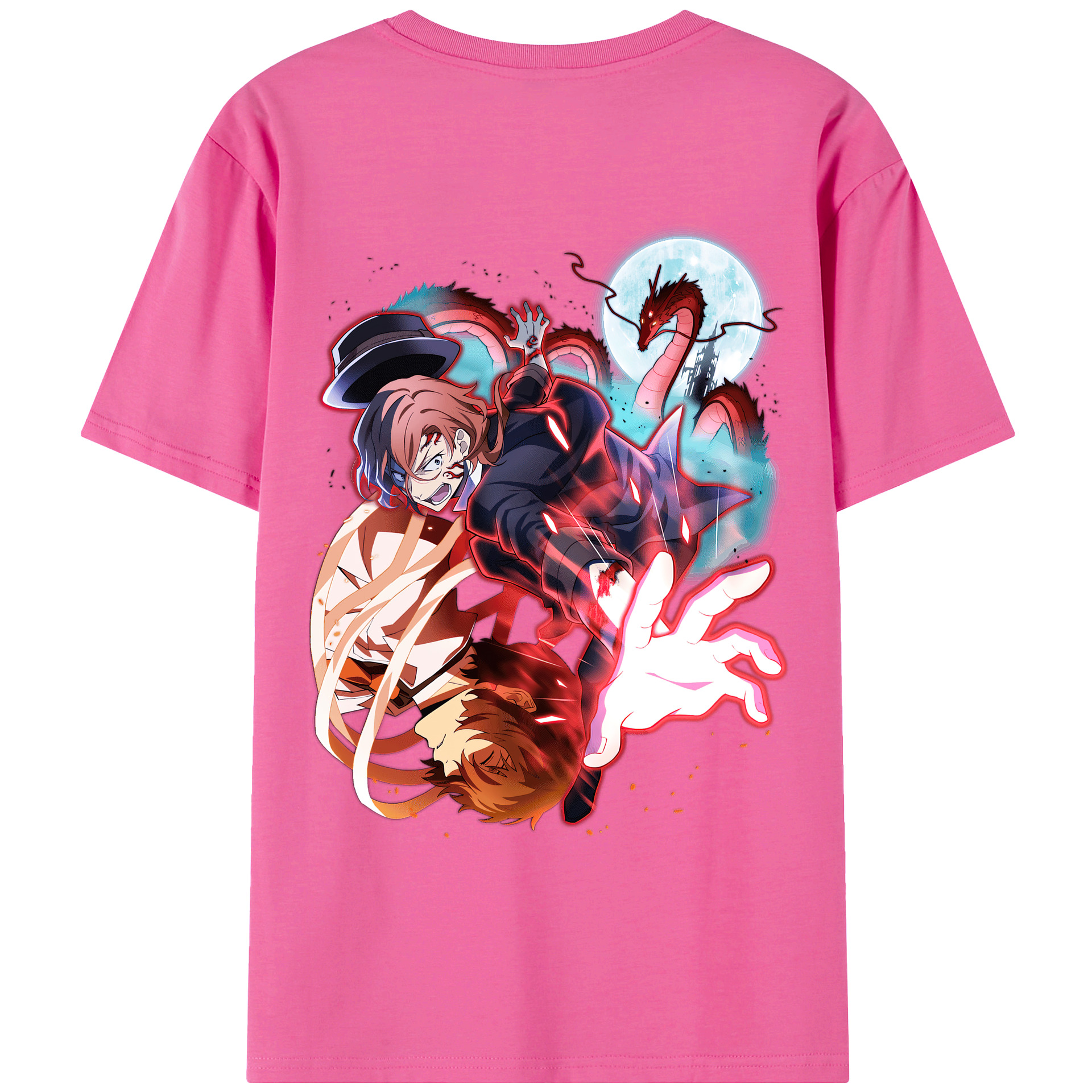 （画像用） 文豪ストレイドッグス Bungo Stray Dogs レディース半袖Tシャツ(バックプリント)